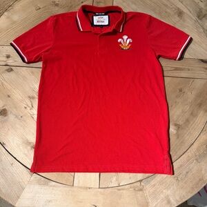 Heritage Wales Welsh Cymru Rugby Polo Shirt Jersey Size Men’s S